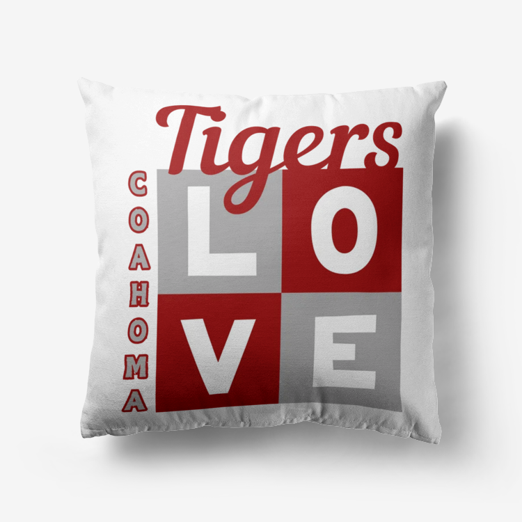 LOVE Coahoma Hypoallergenic Throw Pillow