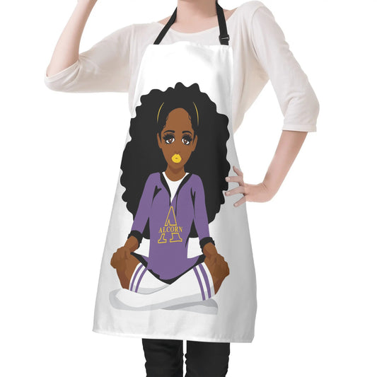 Alcorn Girl Sitting Apron
