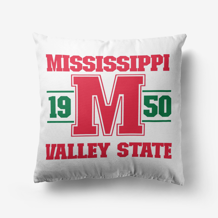 MVSU Home Goods Premium Hypoallergenic Throw Pillow