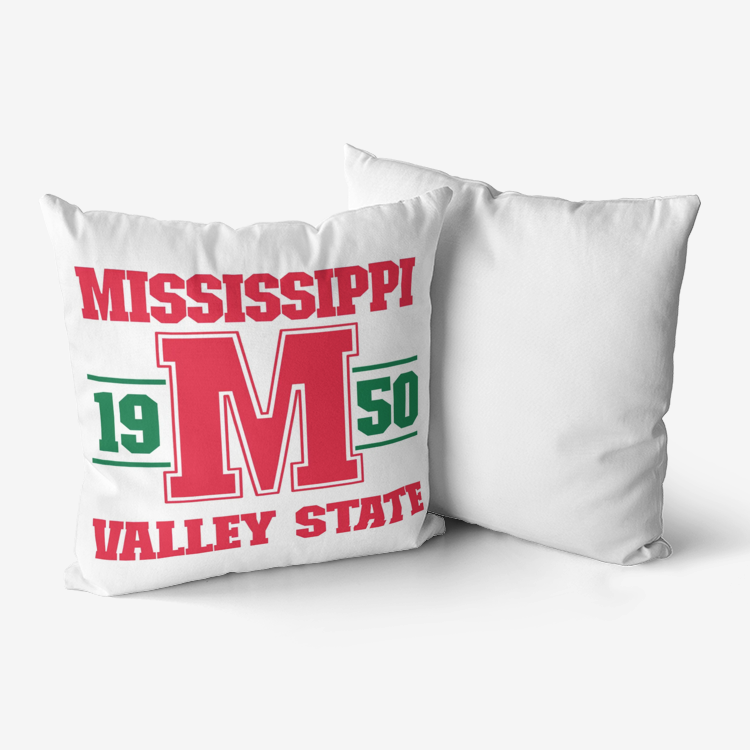 MVSU Home Goods Premium Hypoallergenic Throw Pillow