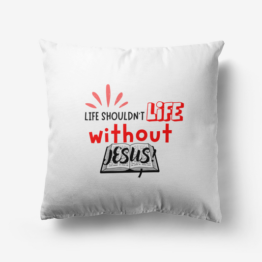 LIFE SHOULDN'T LIFE Home Goods Premium Hypoallergenic Throw Pillow